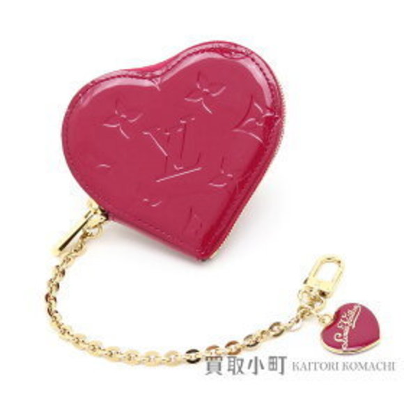 Louis Vuitton Porte Monnaie Vernis Rose Pink Indien Heart Pink Wallet - Picture 1 of 1
